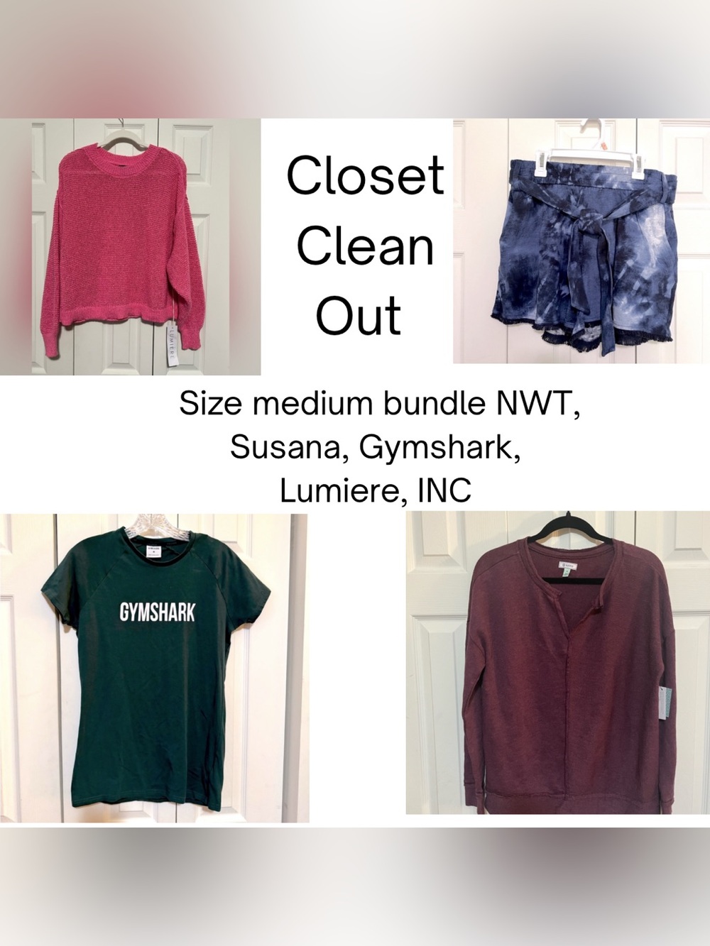 Closet clean out, all NWT, size Medium Bundle